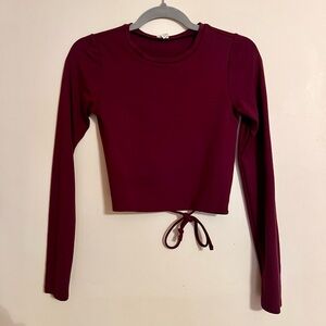 Open-Back Long Sleeve